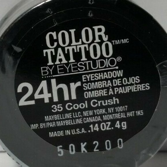 Maybelline Color Tattoo Eye Shadow Cool Crush #35 - Picture 2 of 3